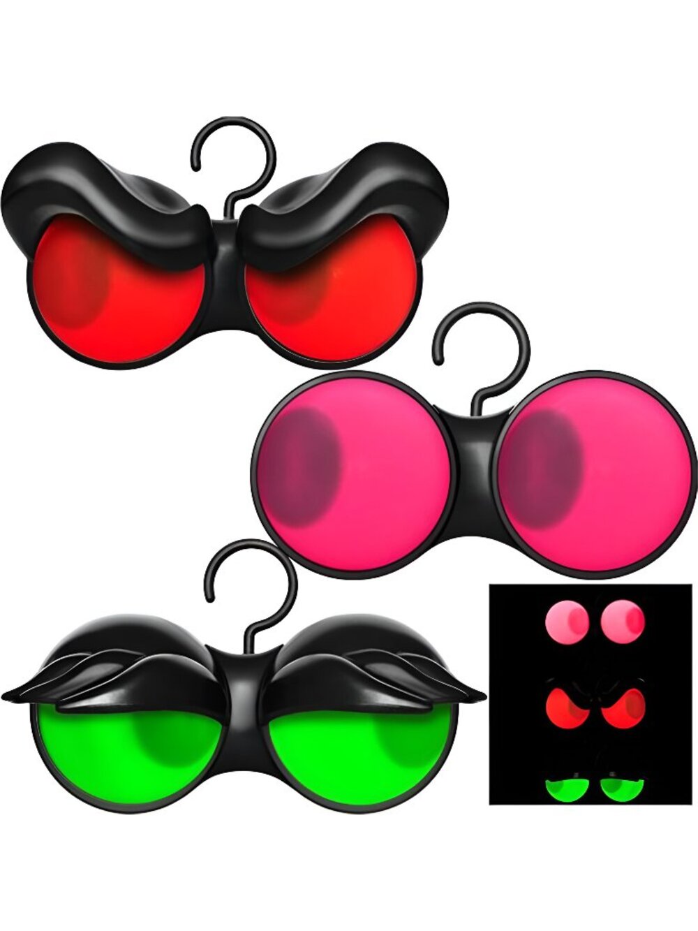 3 Pack Halloween Decorations Indoor Halloween Lights with Timer Halloween Decor